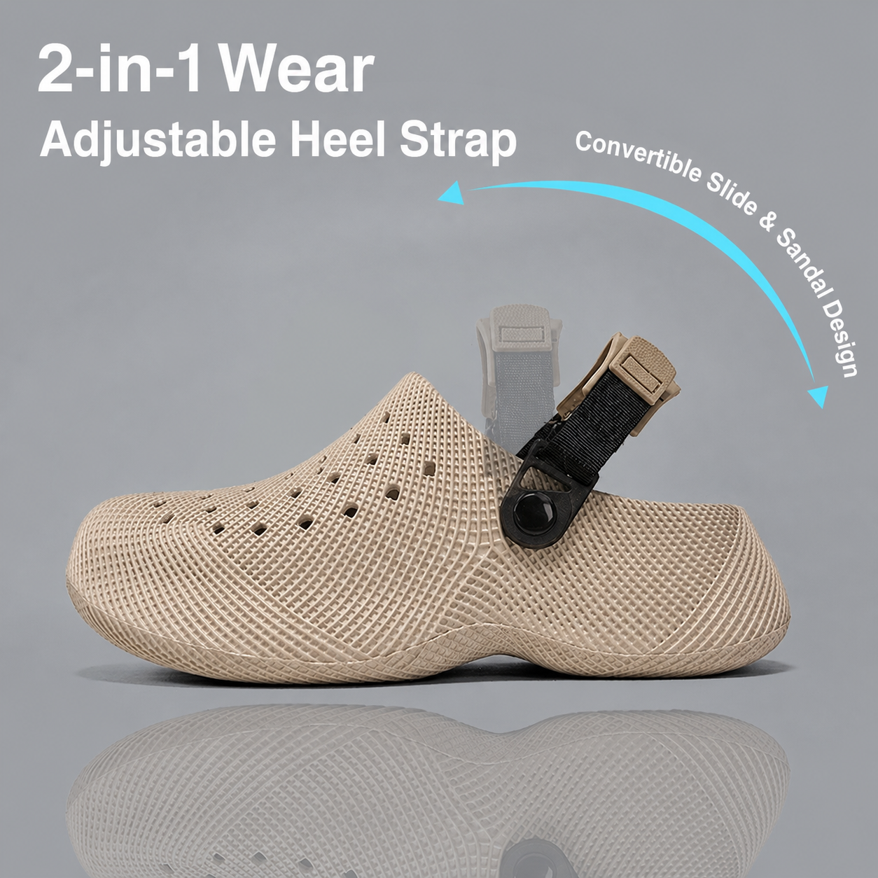 Breathable Adjustable Clogs