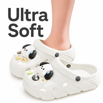 Panda Charm Clogs