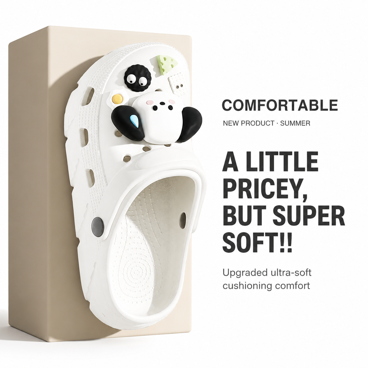 Panda Charm Clogs