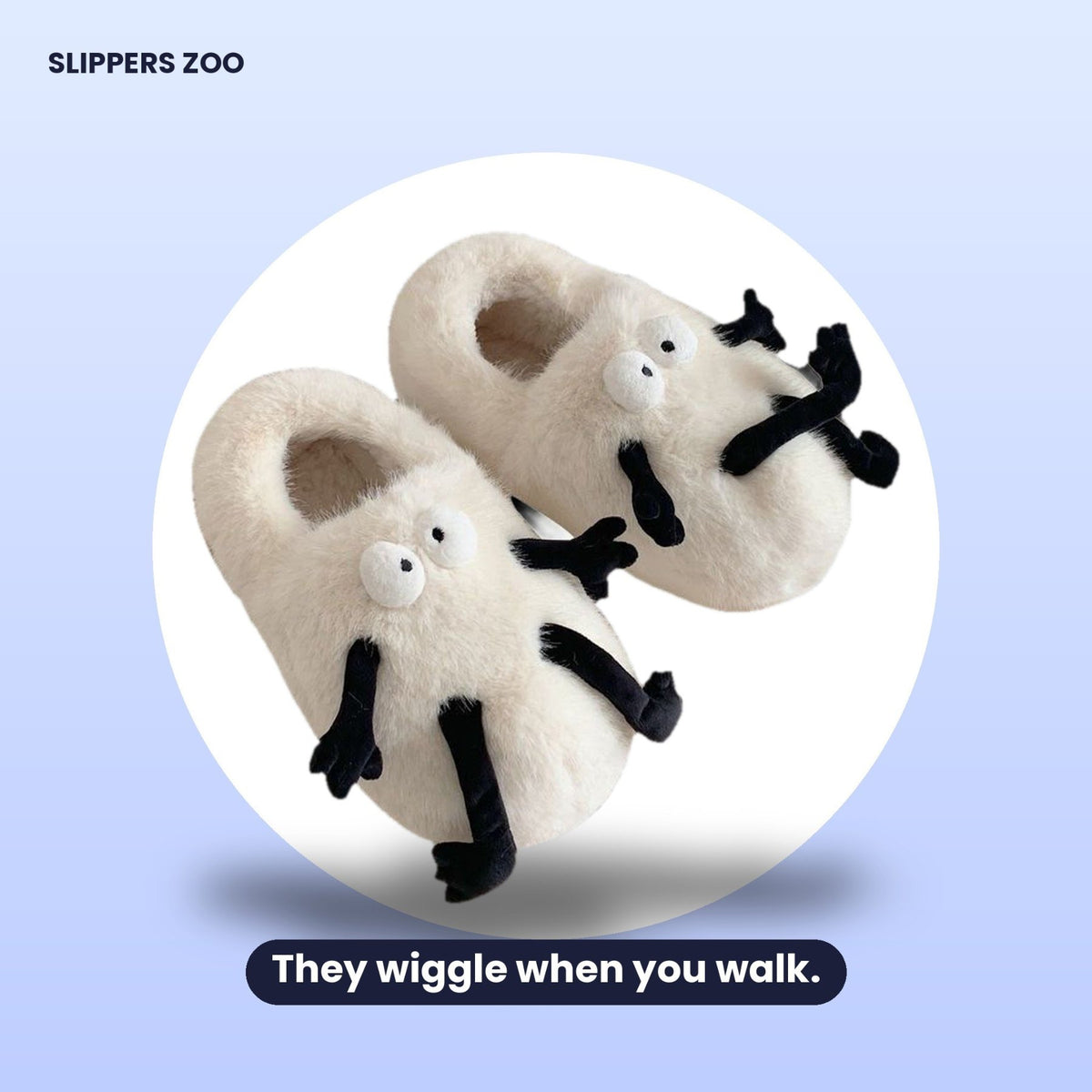 Fuzzy Critter Slippers main photo